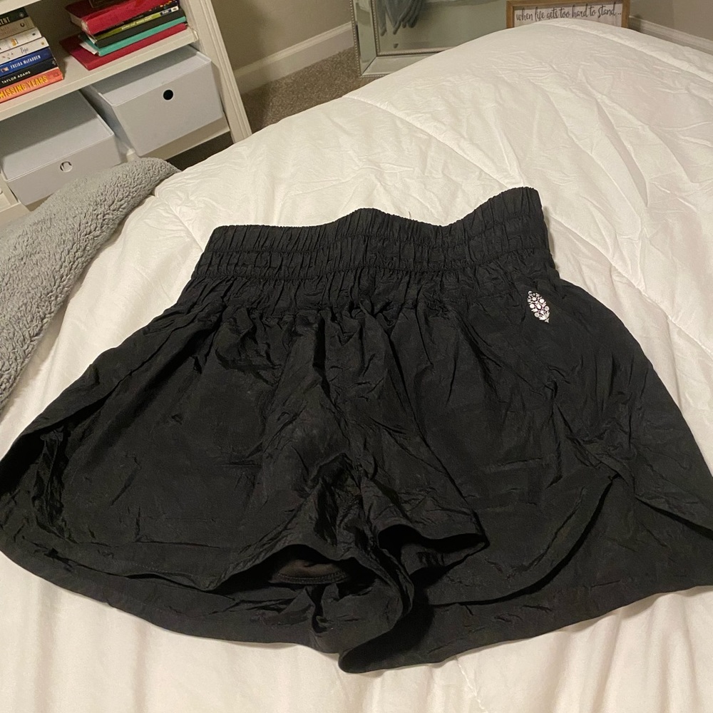 Black workout shorts